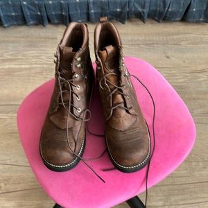 Brown boots size 9.5 never worn outside